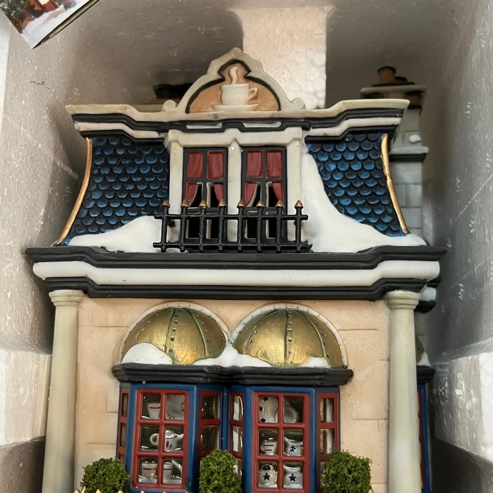 Dept 56 1998 TEAMAN & CRUPP CHINA SHOP 58314 w Box GORGEOUS